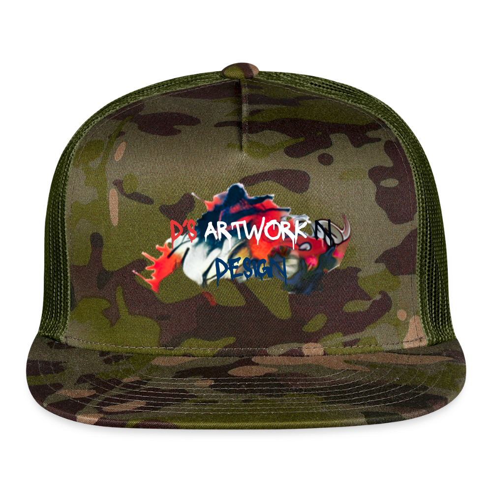Spray Paint - DS Trucker Hat - MultiCam\green