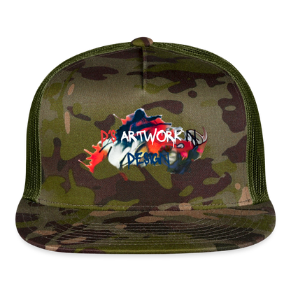 Spray Paint - DS Trucker Hat - MultiCam\green