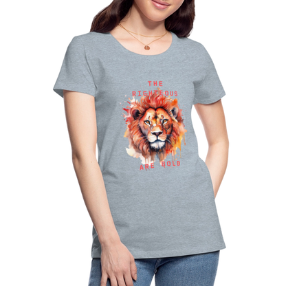 Bold Lion - Women’s T-Shirt - heather ice blue
