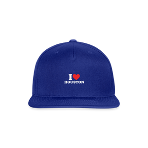 I Love Houston - Snapback Cap - royal blue