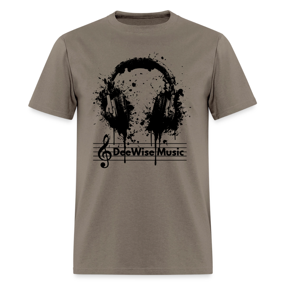DeeWise Music - Headphones T-Shirt - safari