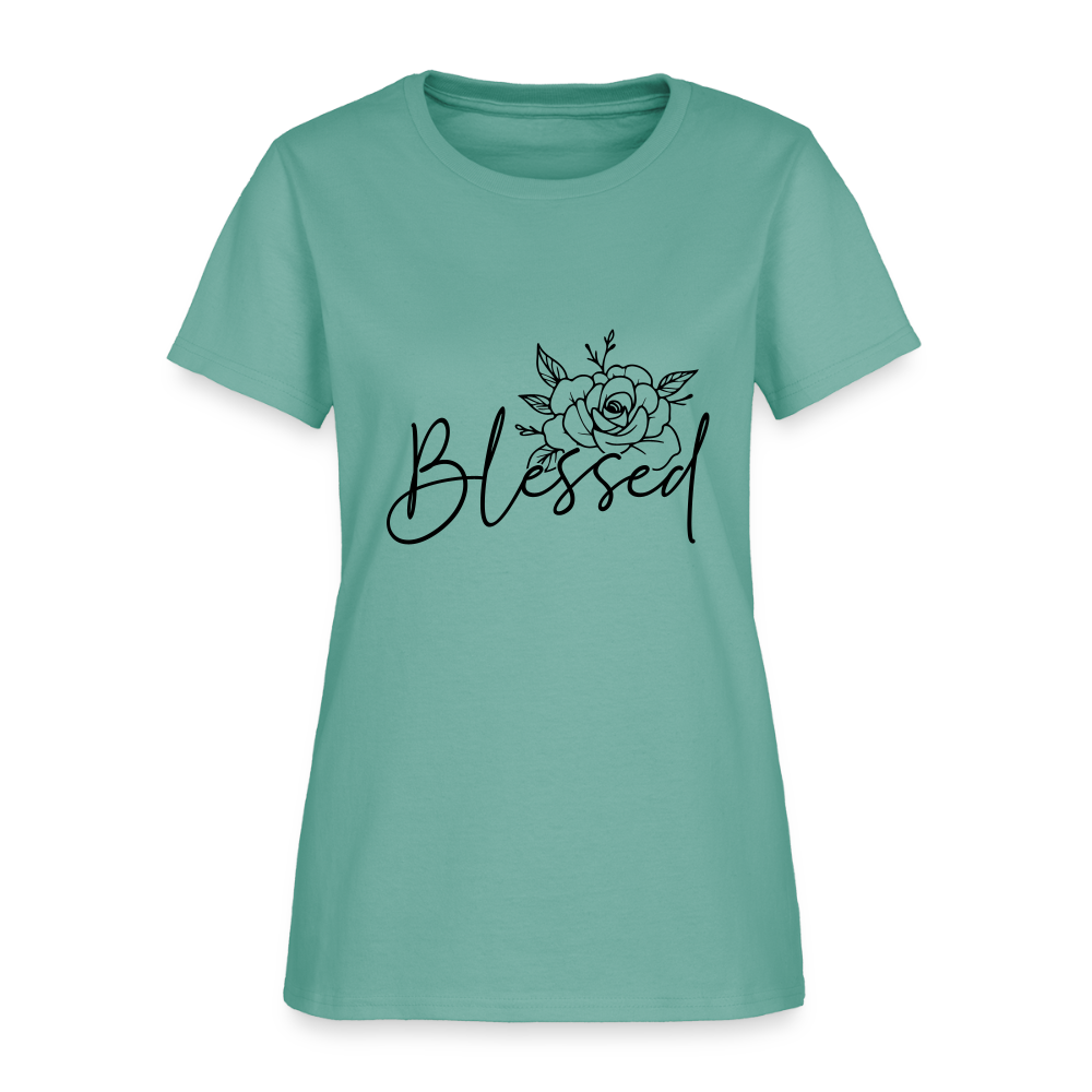 Blessed - Women's T-Shirt - aquatic