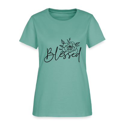 Blessed - Women's T-Shirt - aquatic