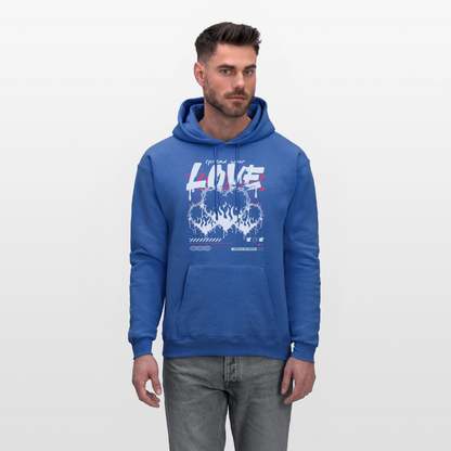 Heart of fire - Men's Hoodie - royal blue