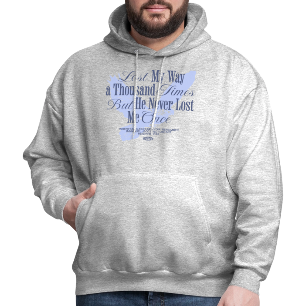 God is with Us - Men's Hoodie - heather gray