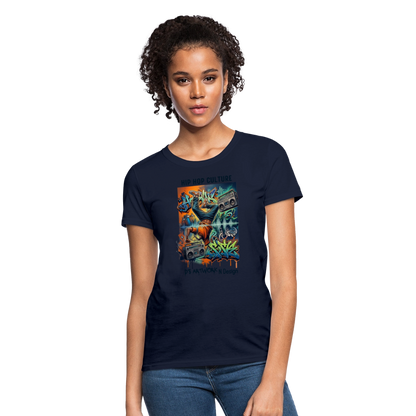 Hip Hop Culture - Women's T-Shirt - navy
