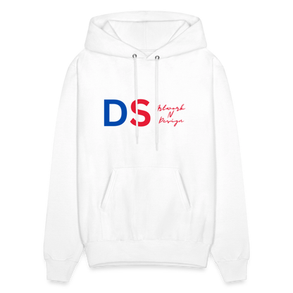 DS Artwork N Design - Men's Hoodie red and blue - white