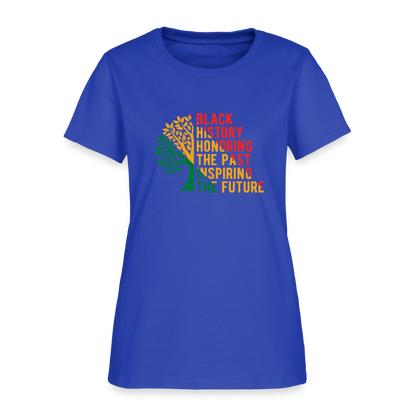 Black History - Women's T-Shirt - royal blue