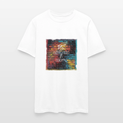 Brick Wall Artwork - Men's Tee - white