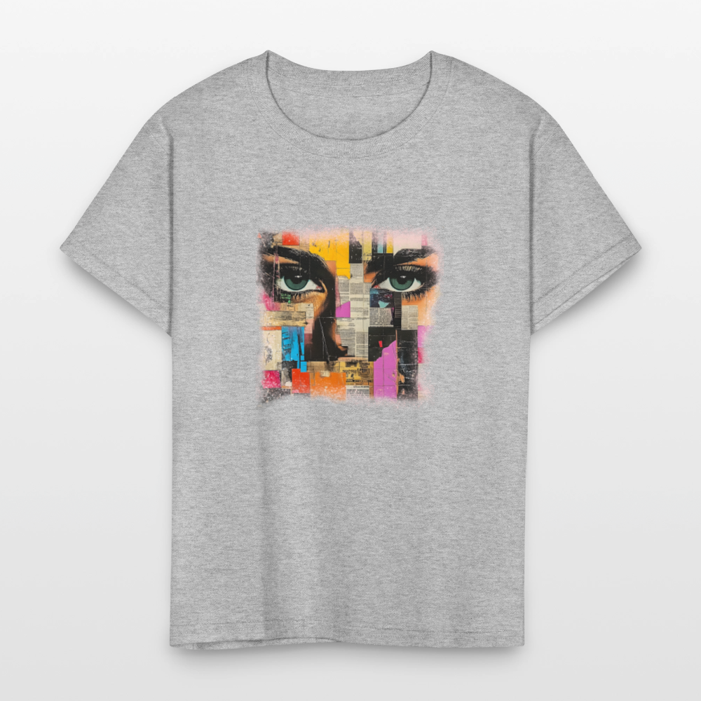 Pop Culture Woman 3 - Kids' T-Shirt - heather gray