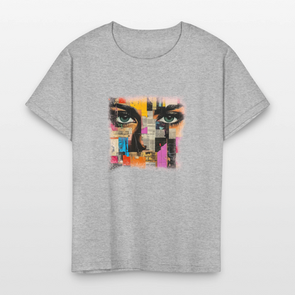 Pop Culture Woman 3 - Kids' T-Shirt - heather gray
