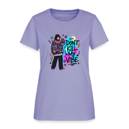 Don't Kill My Vibe - Graffiti Women's T-Shirt - lavender