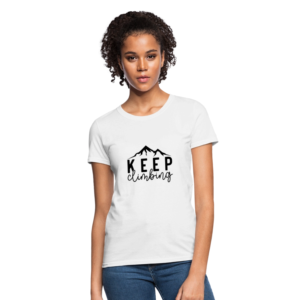 Keep climbing - Women's T-Shirt - white