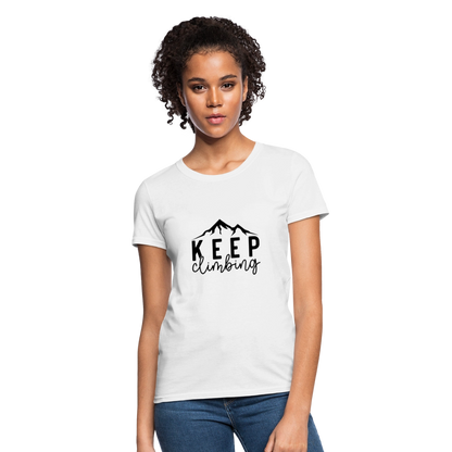 Keep climbing - Women's T-Shirt - white
