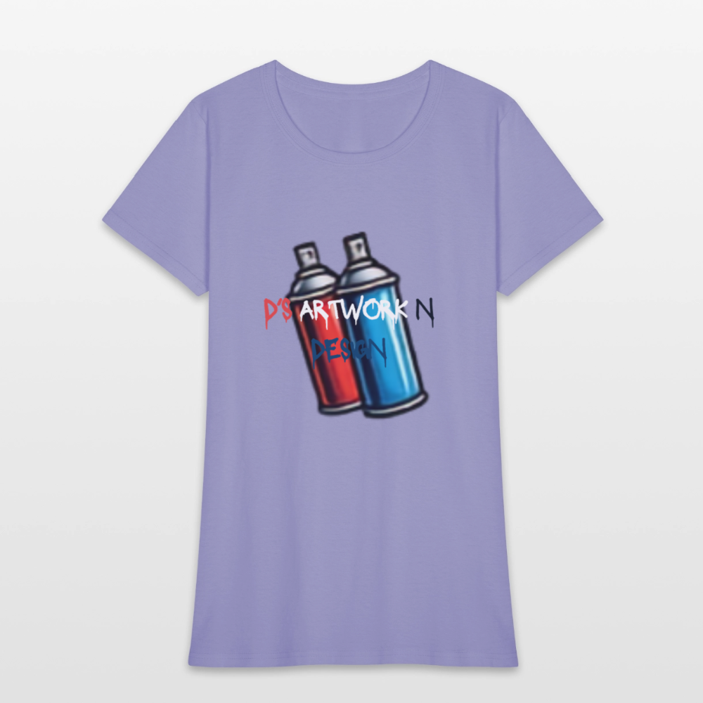 Spray Paint Can - Women's T-Shirt - lavender
