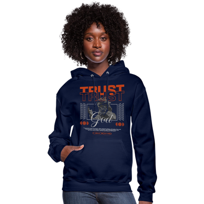 Trust God - Women's Hoodie - navy