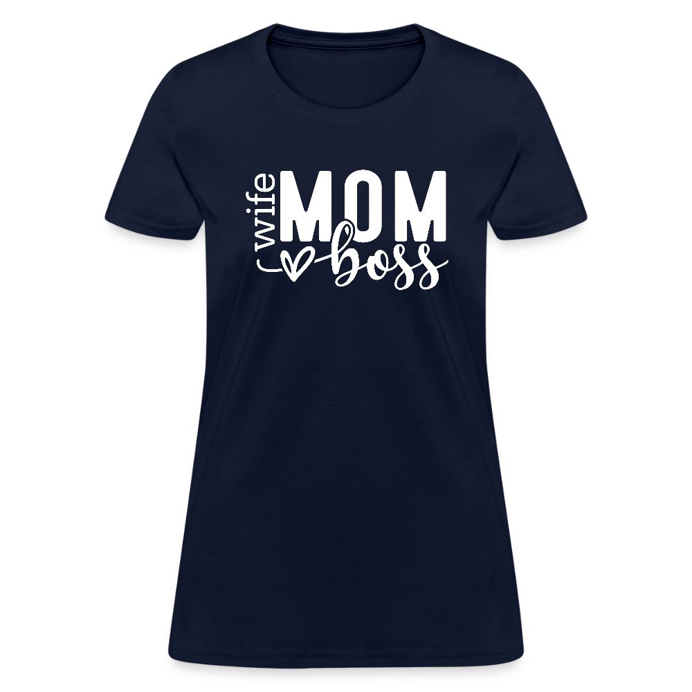 Mom Boss - T-Shirt - navy