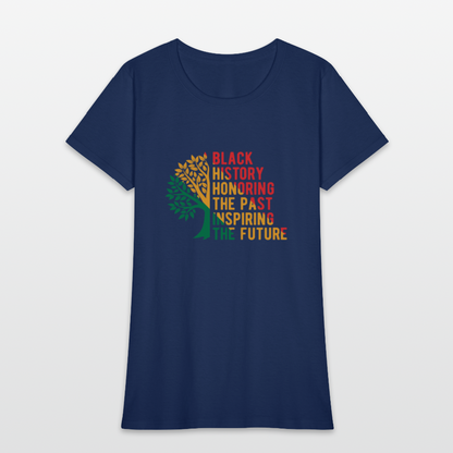 Black History - Women's T-Shirt -  blue dusk