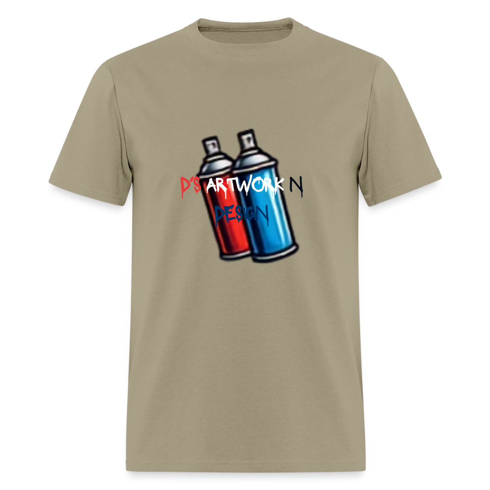 Spary Paint Can - Men's T-Shirt - khaki