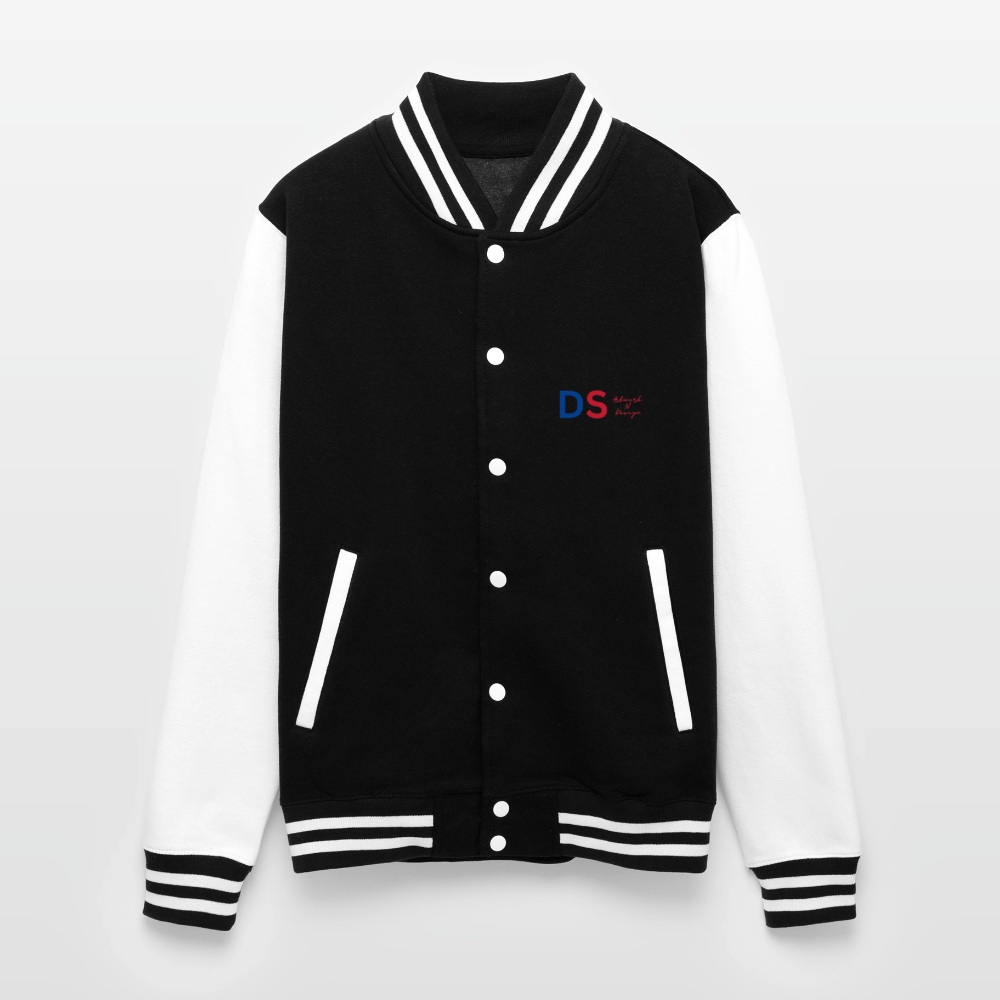 Heaven Made - Letterman Jacket - black/white