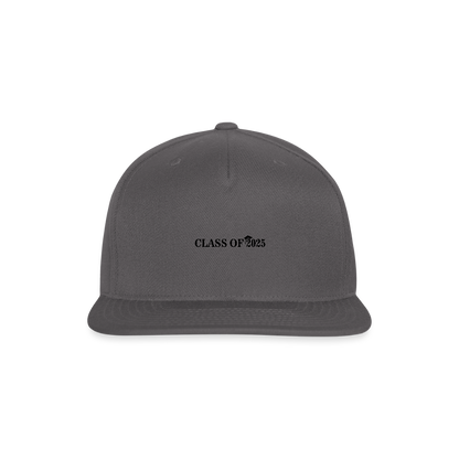 Class of 2025 - Snapback Baseball Cap - dark grey