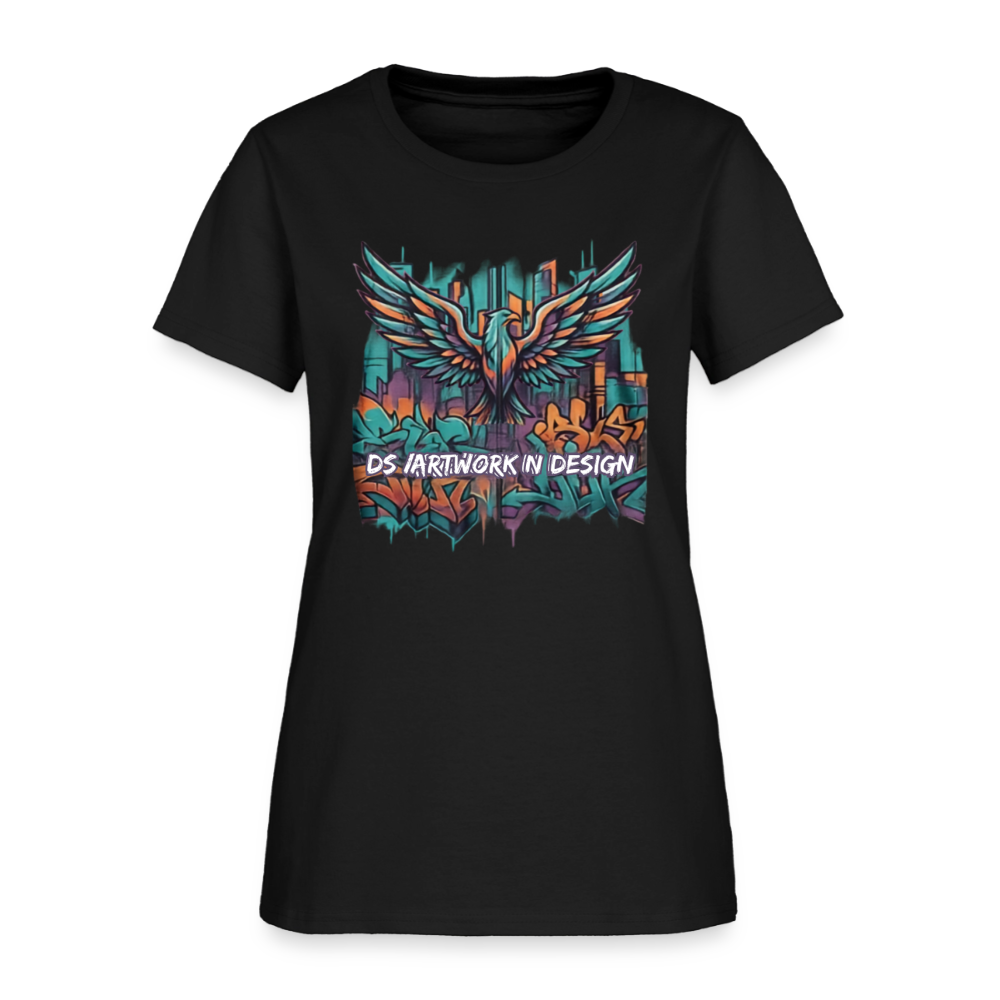 Graffiti Eagle - Women's T-Shirt - black