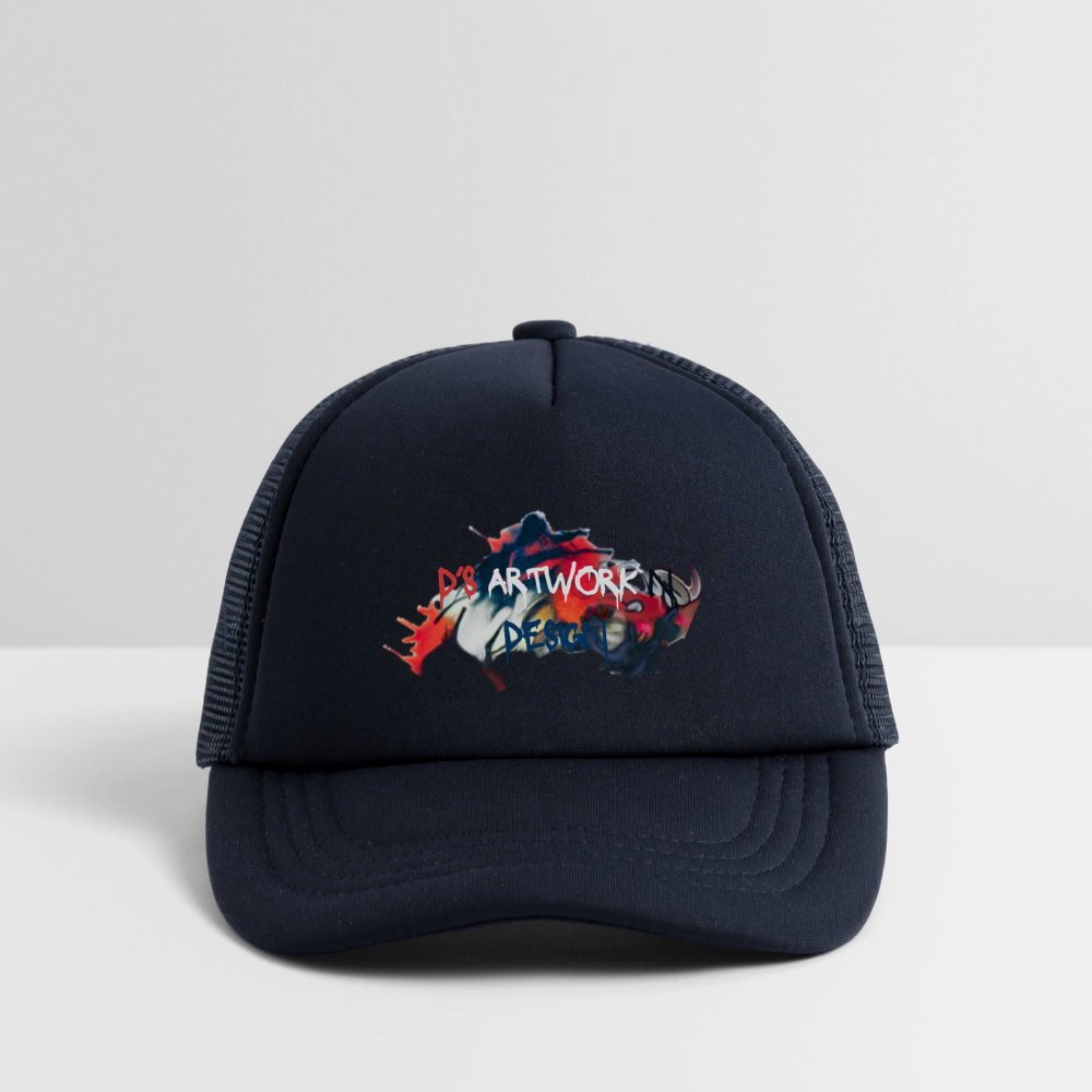 Spray Paint - DS Kid's Trucker Cap - navy