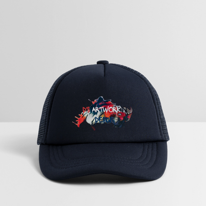 Spray Paint - DS Kid's Trucker Cap - navy