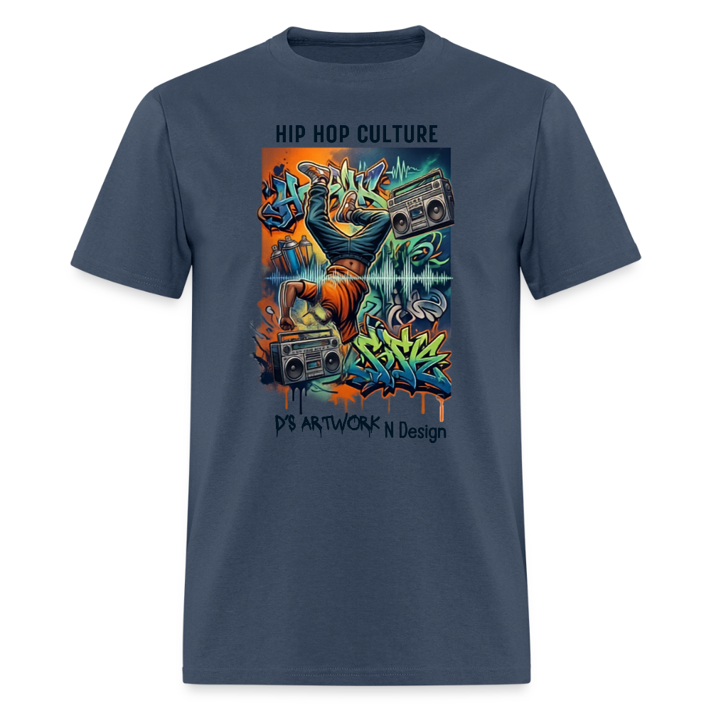 Hip Hop Culture - Men's T-Shirt -  blue dusk