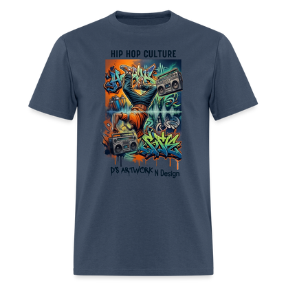 Hip Hop Culture - Men's T-Shirt -  blue dusk