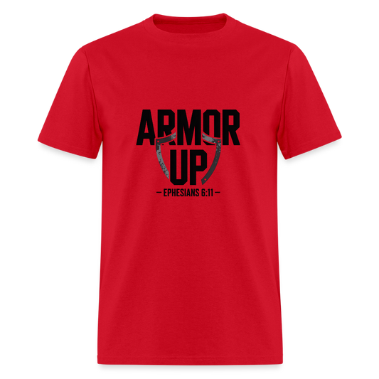 Armor Up - men's t-shirt - red