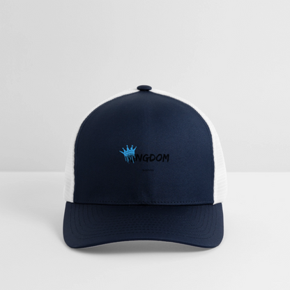 Kingdom Business - Flexfit Fitted Baseball Cap - navy/white