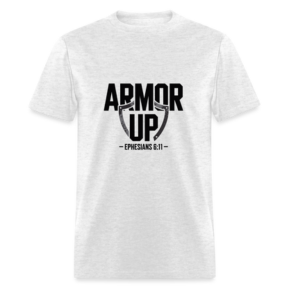 Armor Up - men's t-shirt - light heather gray