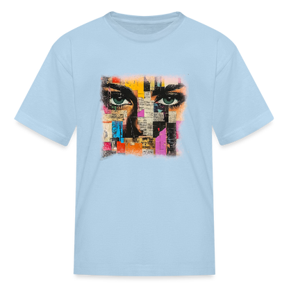 Pop Culture Woman 3 - Kids' T-Shirt - powder blue