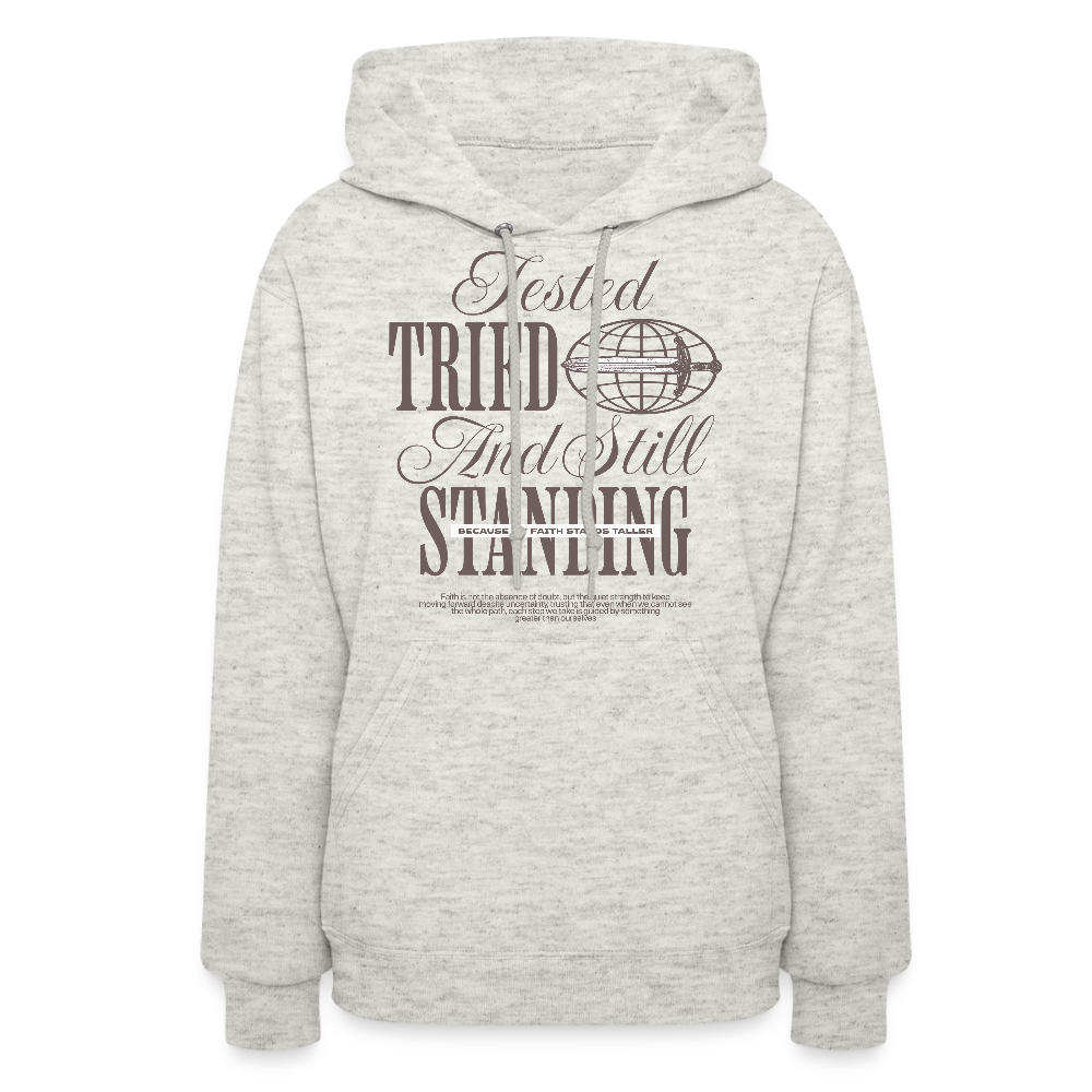 Still Standing - Women's Hoodie - heather oatmeal