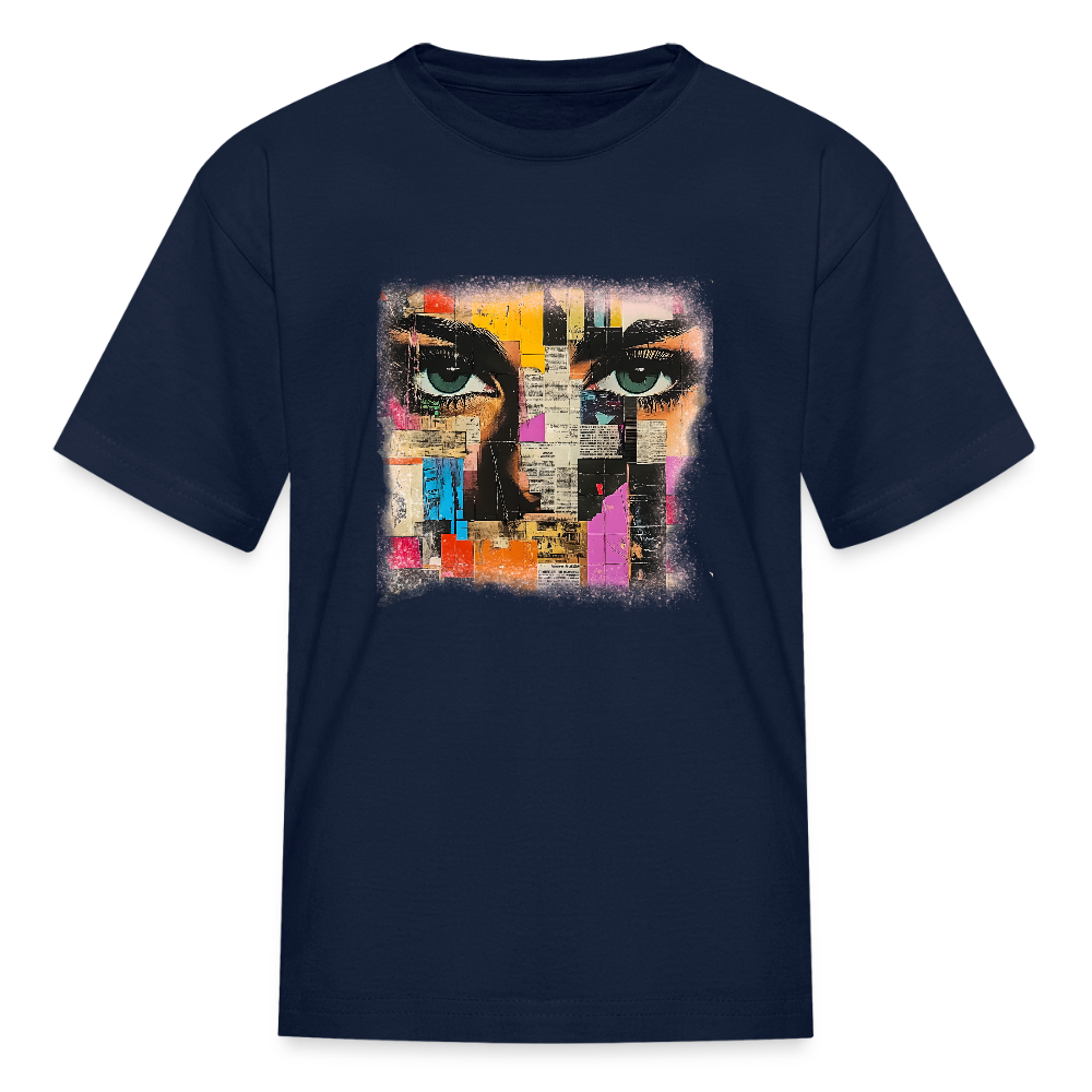 Pop Culture Woman 3 - Kids' T-Shirt - navy