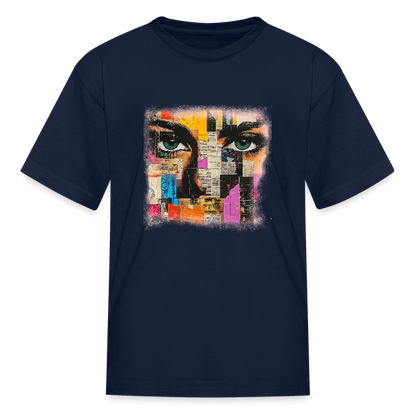 Pop Culture Woman 3 - Kids' T-Shirt - navy