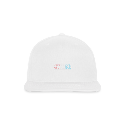 Stay Strong - Snapback Baseball Cap - white