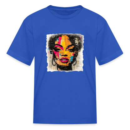Pop Culture Woman 2 - Kids' T-Shirt - royal blue
