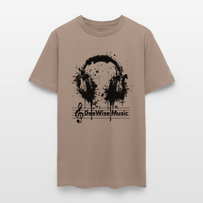 DeeWise Music - Headphones T-Shirt - safari