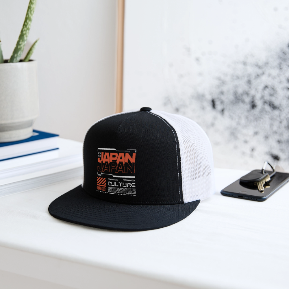 Japan Culture - Trucker Hat - black/white