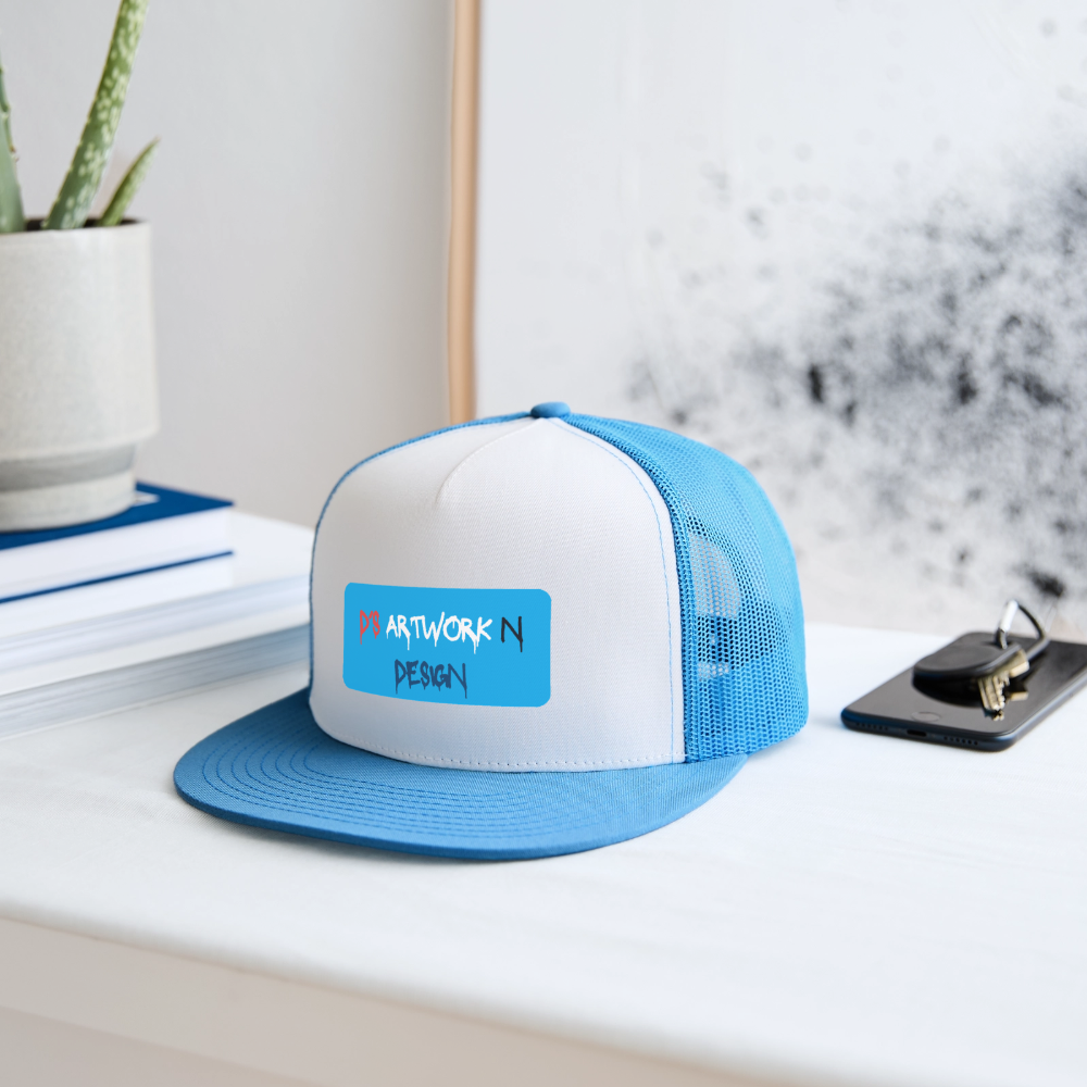 DS Graffiti - Trucker Hat - white/blue