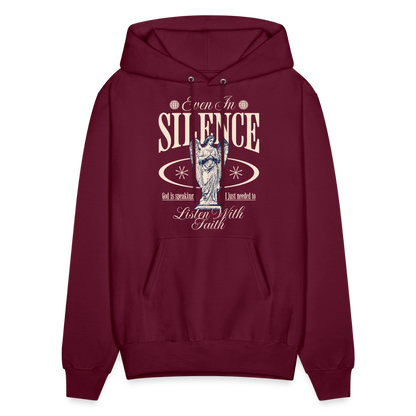 God Speaks - Men's Hoodie - burgundy