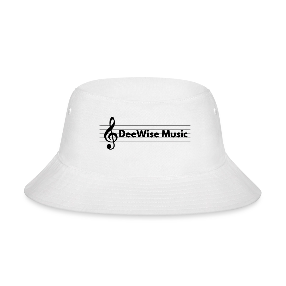 DeeWise Music - Bucket Hat - white