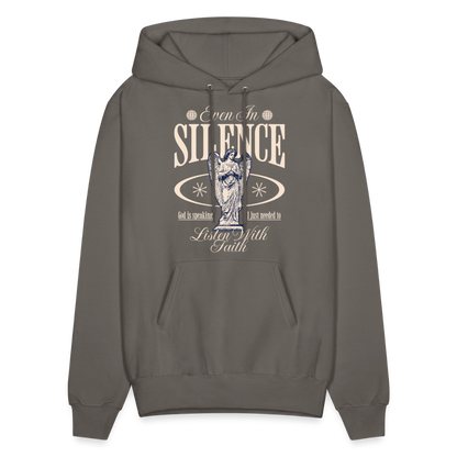 God Speaks - Men's Hoodie - asphalt gray