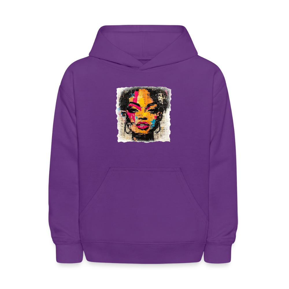 Pop Culture Woman 2 - Kids' Hoodie - purple