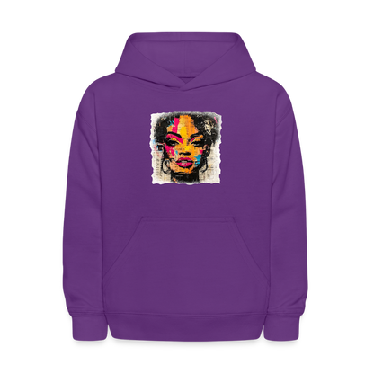 Pop Culture Woman 2 - Kids' Hoodie - purple