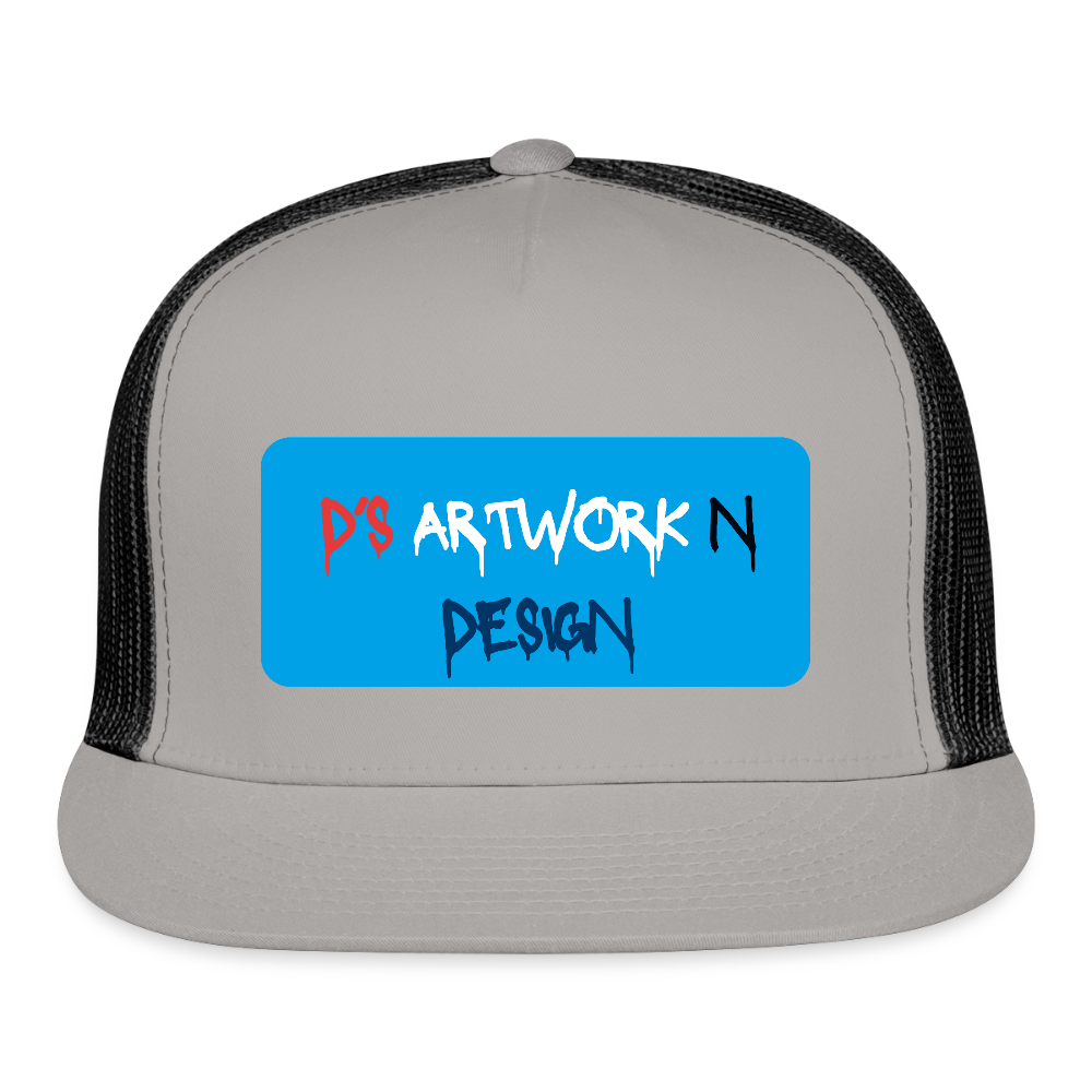 DS Graffiti - Trucker Hat - gray/black