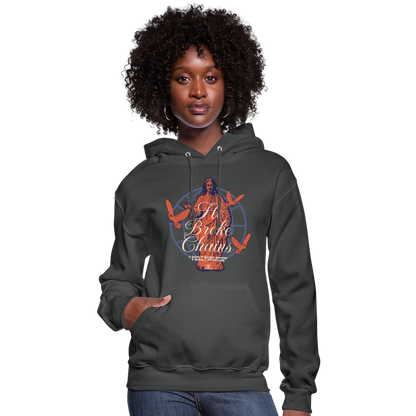 Broken Chains - Women's Hoodie - asphalt