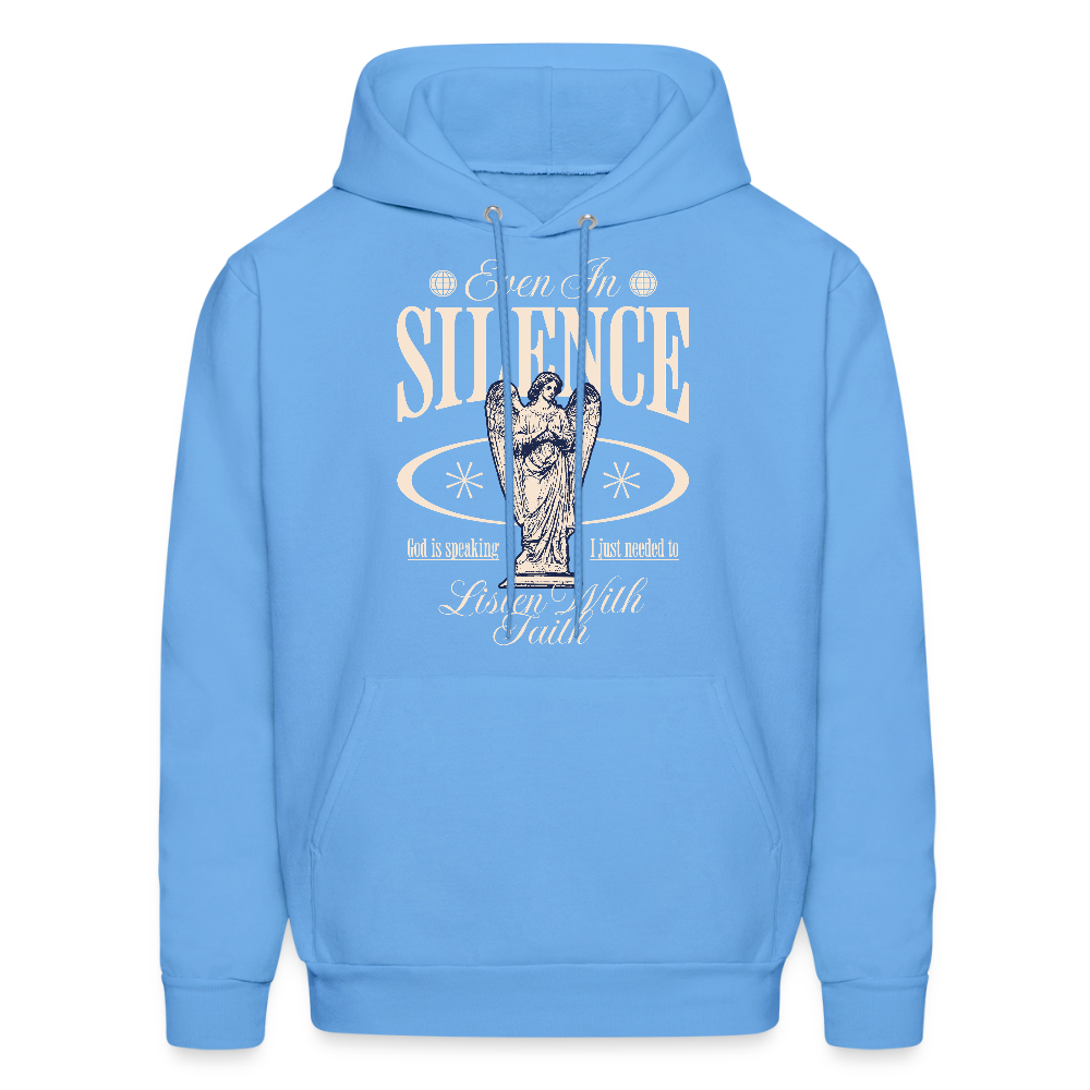 God Speaks - Men's Hoodie - carolina blue